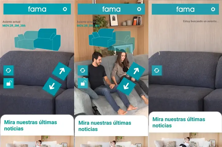 Fama App sofás extraíbles y Relax (Paradis y sofás relax)